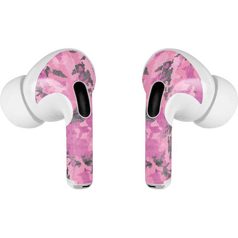 Pink Camouflage AirPods Skins